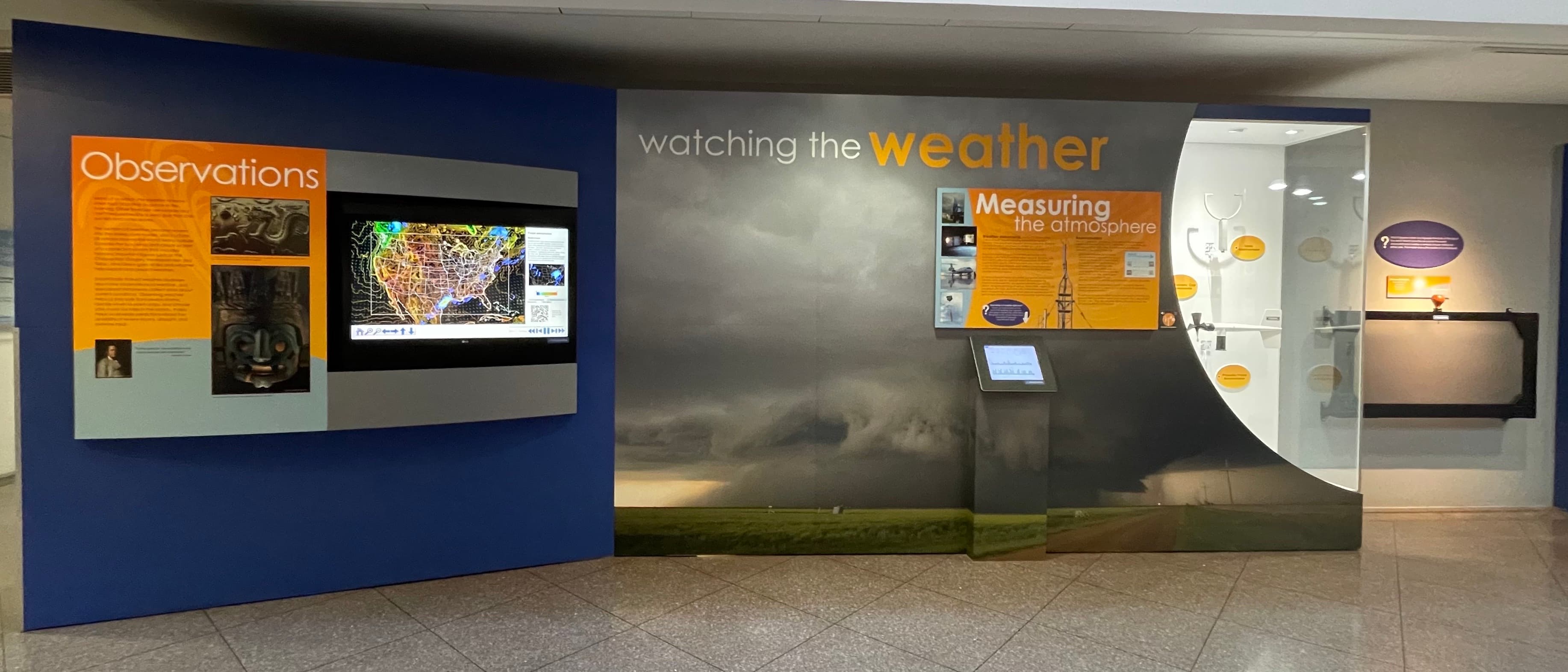 Final Museum Touchscreen Installation at NSF NCAR in Boulder, CO